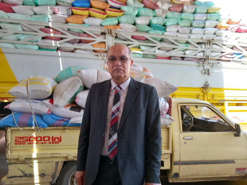 وكيل وزارة التموين بالدقهلية خلال توريد القمح