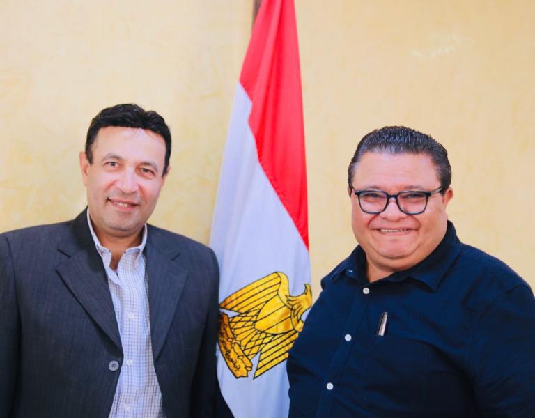 المخرج خالد جلال وأحمد الشافعى