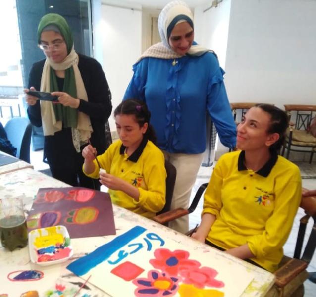 الورشة الثانية للرسم