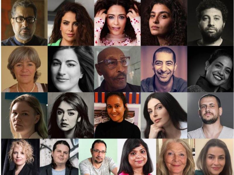 أعضاء لجان التحكيم بمهرجان الجونة السينمائي