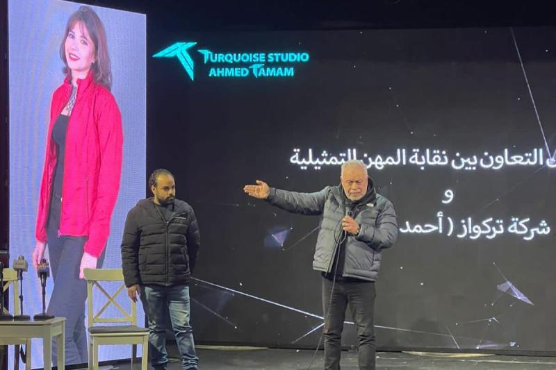 أشرف زكى وأحمد تمام