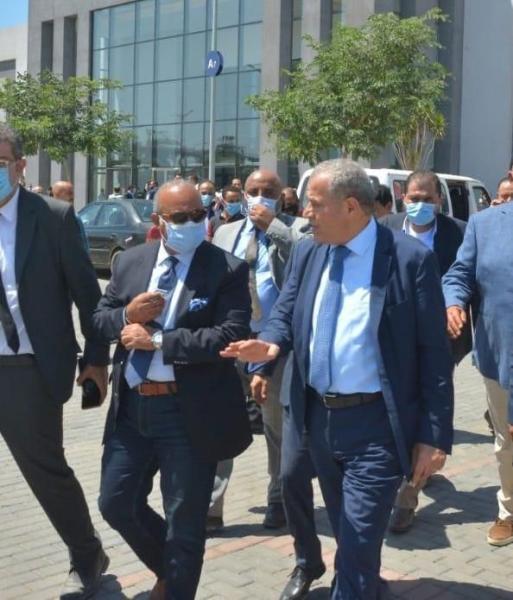وزير التموين الدكتور علي المصيلحي والدكتور إبراهيم عشماوي