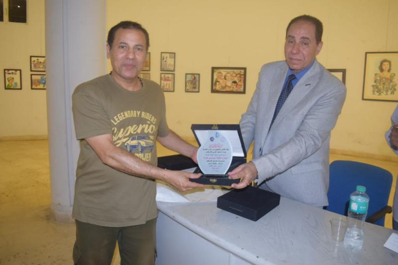 الفنان عماد جمعة مؤسس الملتقى 