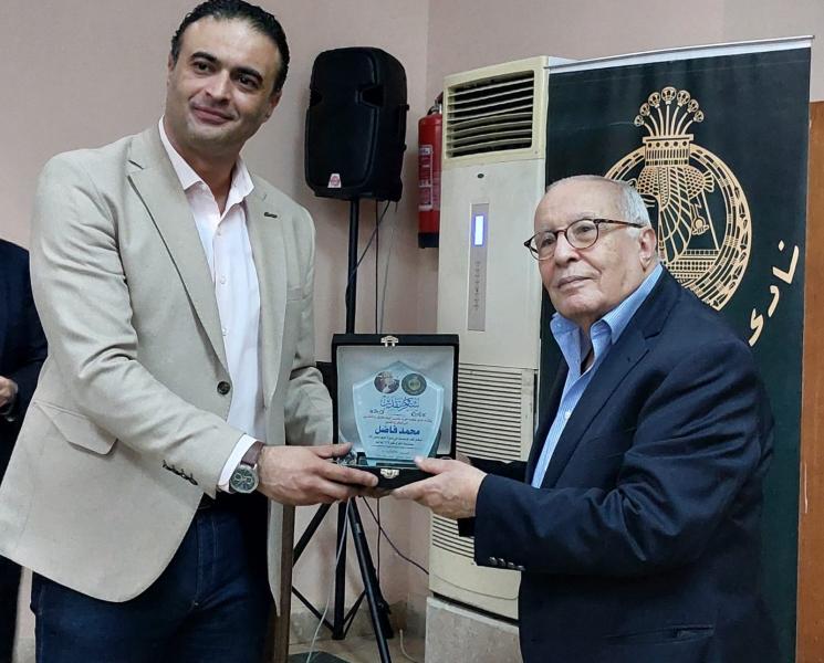المخرج محمد فاضل بنادى طلعت حرب