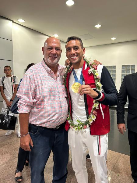 البطل الأوليمبي أحمد أسامة الجندي