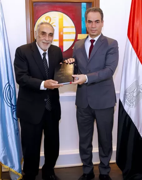 المسلماني والمستشار زين طه الفشنى