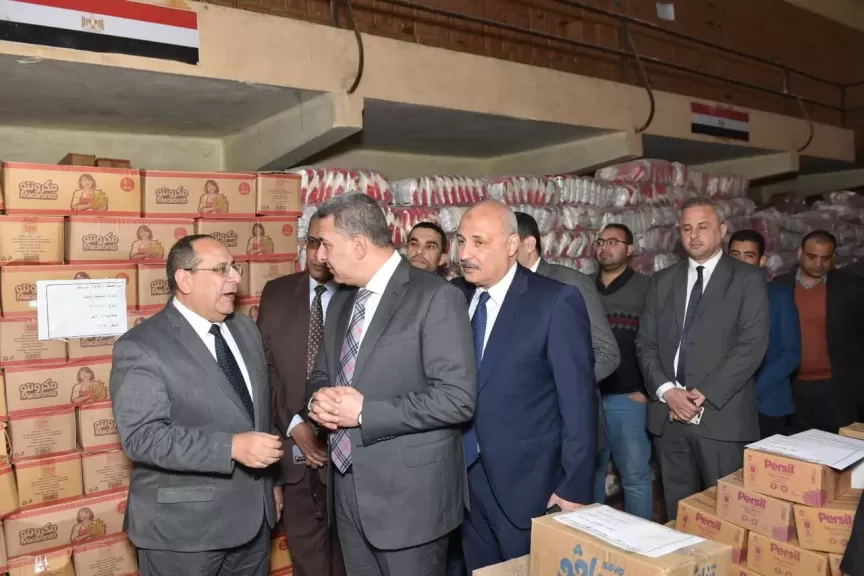 خلال جولة اللواء وليد أبو المجد نائب وزير التموين والتجارة الداخلية