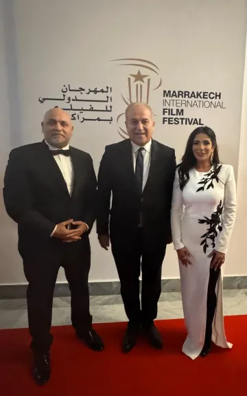 سفير مصر بالمغرب فى مهرجان مراكش 