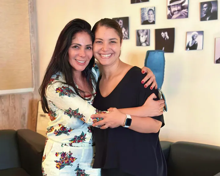 نسمة محجوب ومنى زكي 