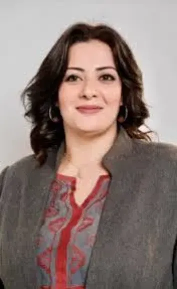 الكاتبة الصحفية إيمان عوف عضو مجلس نقابة الصحفيين 