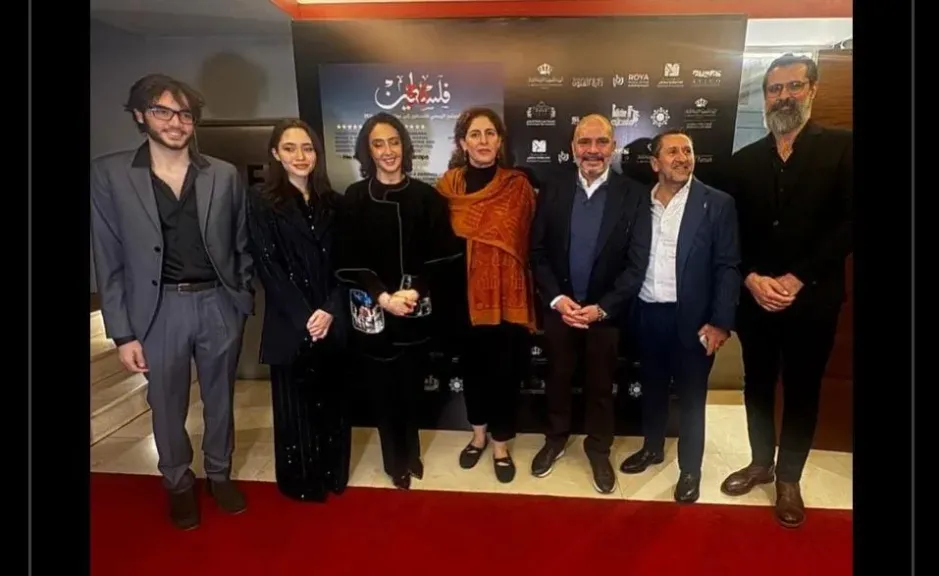 حضور الأمير على بن  حسين للفيلم 