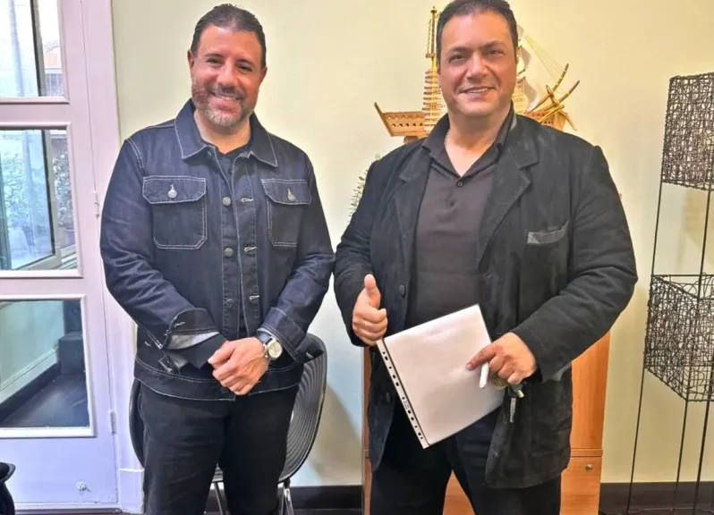 مراد مكرم وريتشارد الحاج 