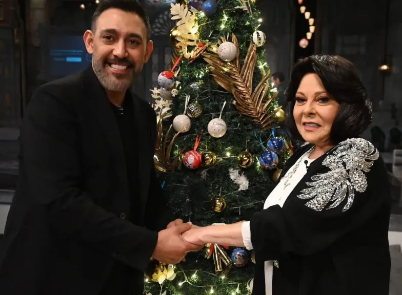 إسعاد يونس وعمرو مصطفى 