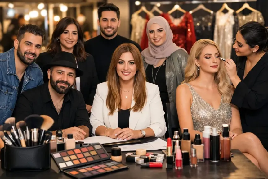 العاملين بالتجميل والازياء 