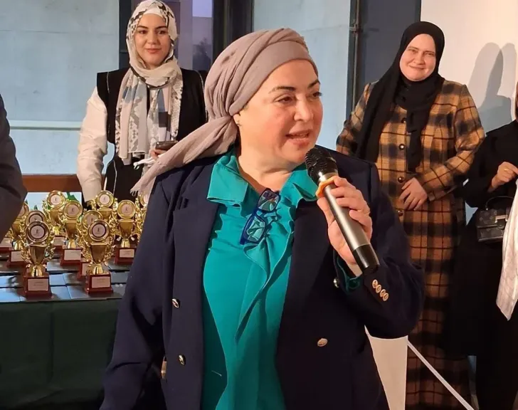 دكتورة نبيلة حسن رئيسة أكاديمية الفنون 