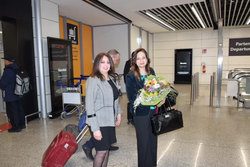 الدكتورة رانيا يحيى تستقبل الدكتورة رشا صالح 