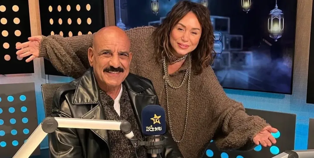 محمد لطفى و انجى على 