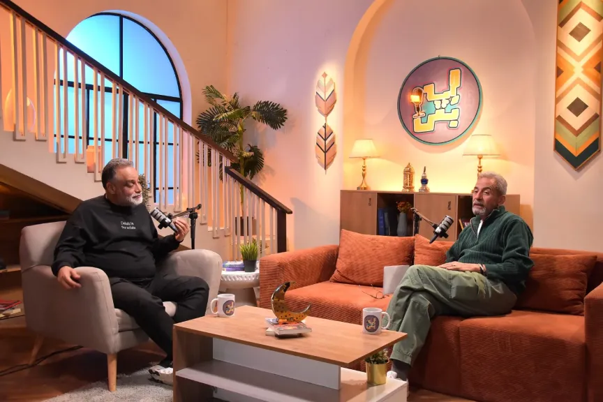 صبرى فواز والمنتج صفى الدين محمود 