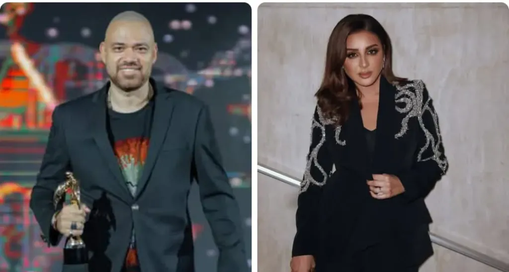 أنغام والشاعر خالد تاج الدين 