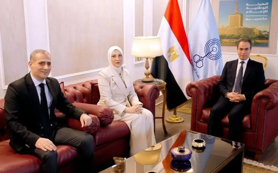 المسلماني ولمياء سمير رئيس الفضائية المصرية ورضا مصطفى نائبا 