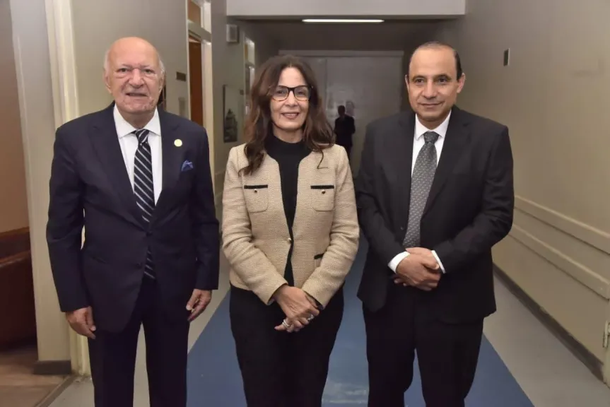 وزيرة الثقافة والموسيقار عمر خيرت 