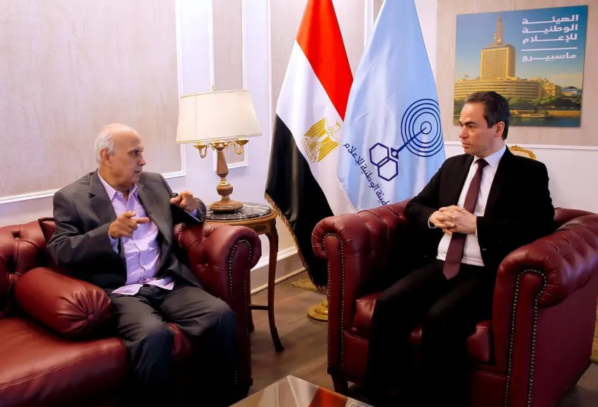 أحمد المسلماني والشاعر جمال بخيت