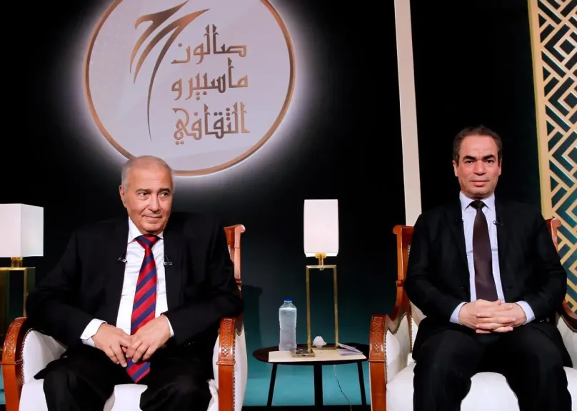 أحمد المسلماني والشاعر فاروق جويدة 