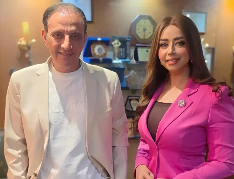 نانسى إبراهيم وطارق علام