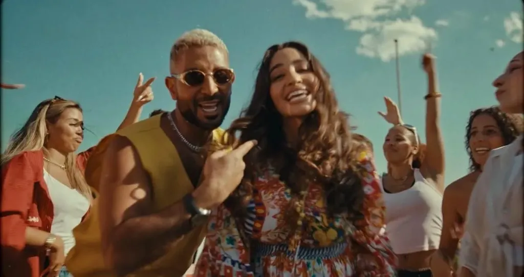أحمد سعد وابنته جودي 