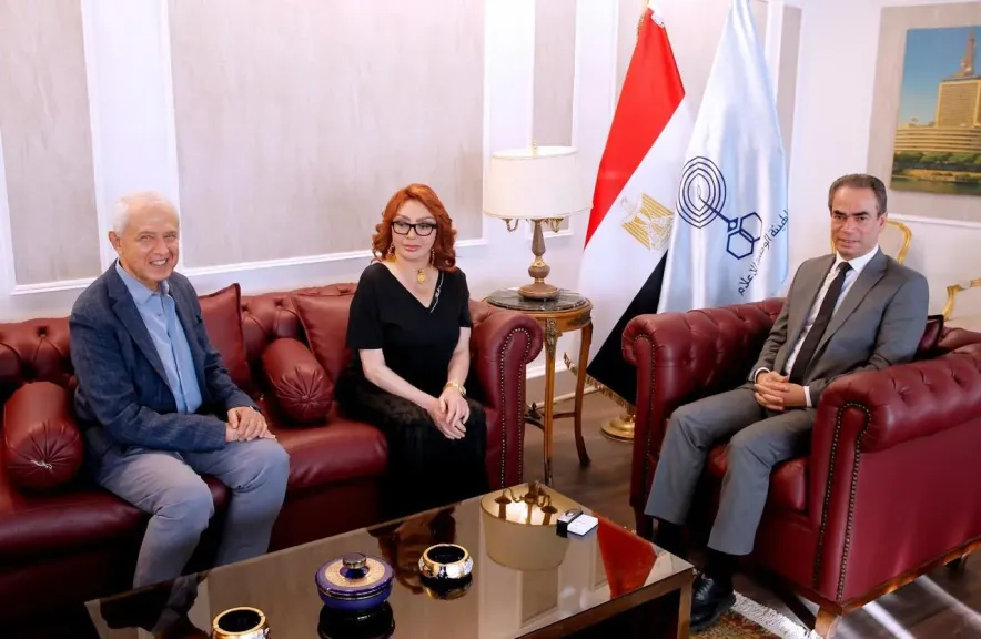 المسلماني والفنانة نبيلة عبيد 