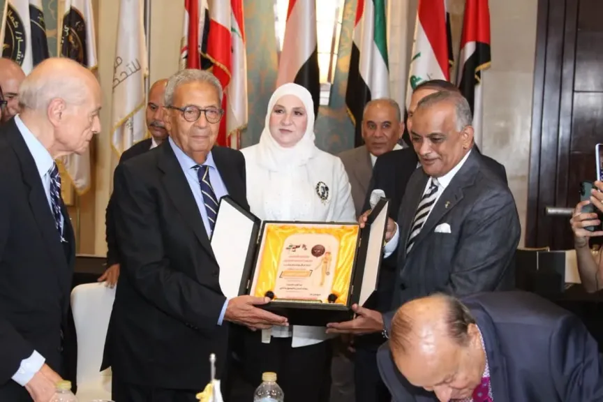 عمرو موسى الأمين العام الأسبق لجامعة الدول العربية 