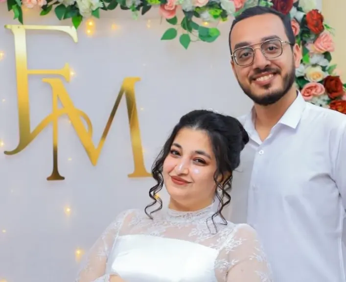 فادى شنودة وميرنا جمال 