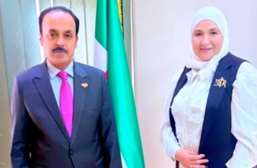 قنصل سوريا بالقاهرة ود. رانيا سبانو 