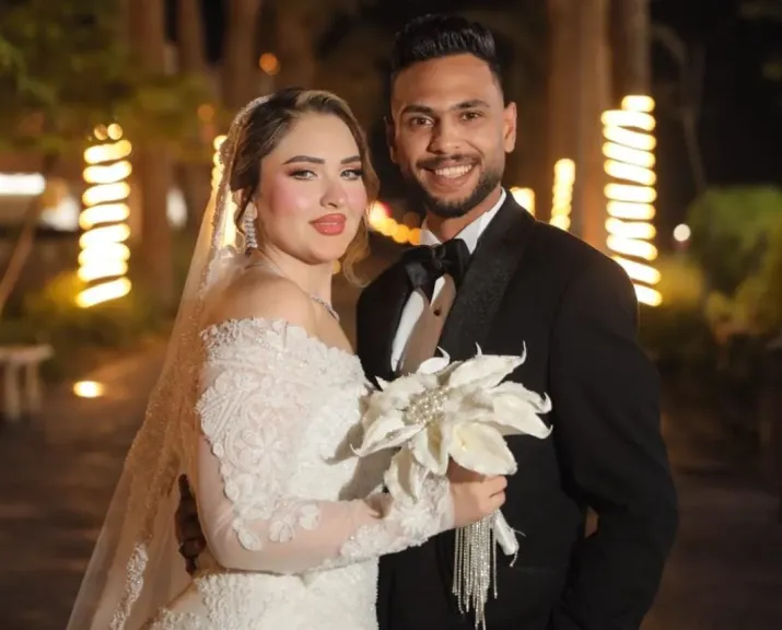 العروسين مهاب وحبيبة 