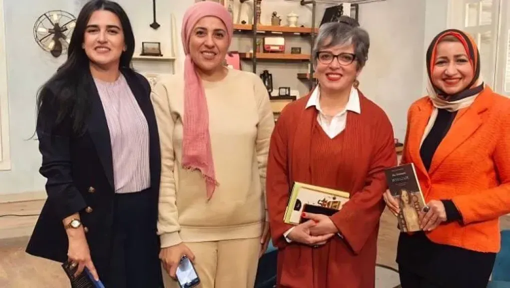 فريق عمل بودكاست ناجحات والدكتورة مى التلمساني 