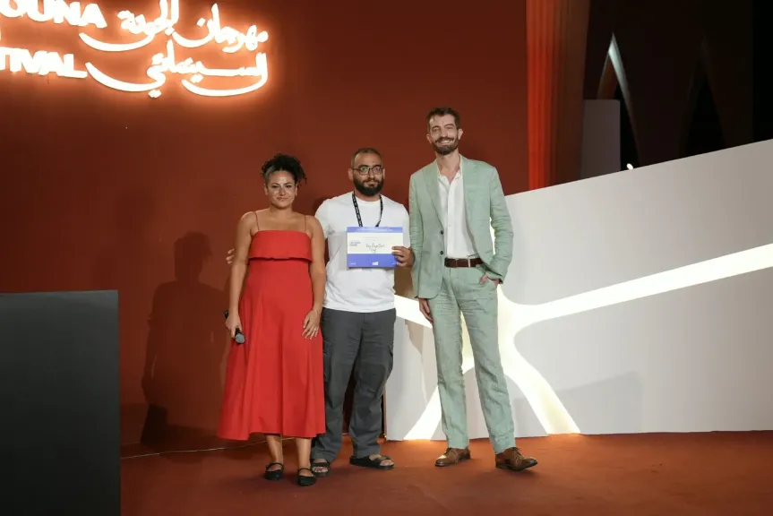 المخرج محمد مصطفى عن فيلم" مفيش راجل بيعيط"  